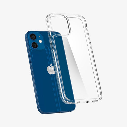 ACS01618 - iPhone 12 Pro Max Case Ultra Hybrid in crystal clear showing the back